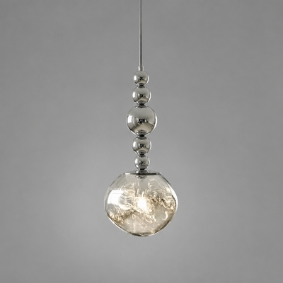 Modern Metal & Glass Pendant Light