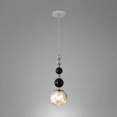 Modern Metal & Glass Pendant Light