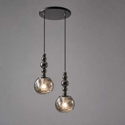 Modern Metal & Glass Pendant Light