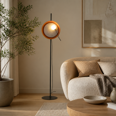 Modern Metal LED Magnetic Adjustable Floor Lamp