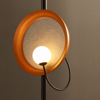 Modern Metal LED Magnetic Adjustable Floor Lamp