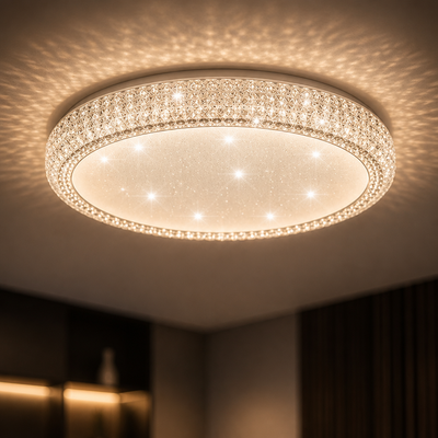 Modern Metal LED Starry Effect Ceiling Light