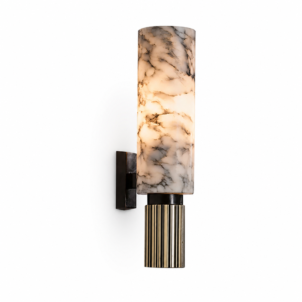 Modern Natural Marble LED Wall Sconce