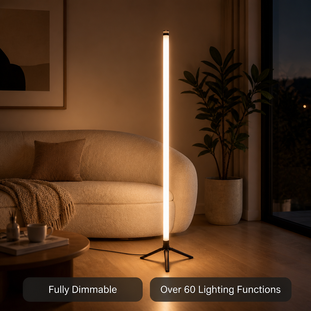 Modern RGB LED Starry Projector Floor Lamp
