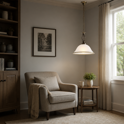 Modern Satin Glass Pendant Light