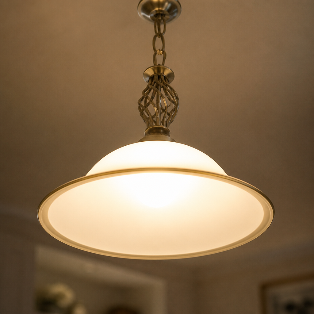 Modern Satin Glass Pendant Light