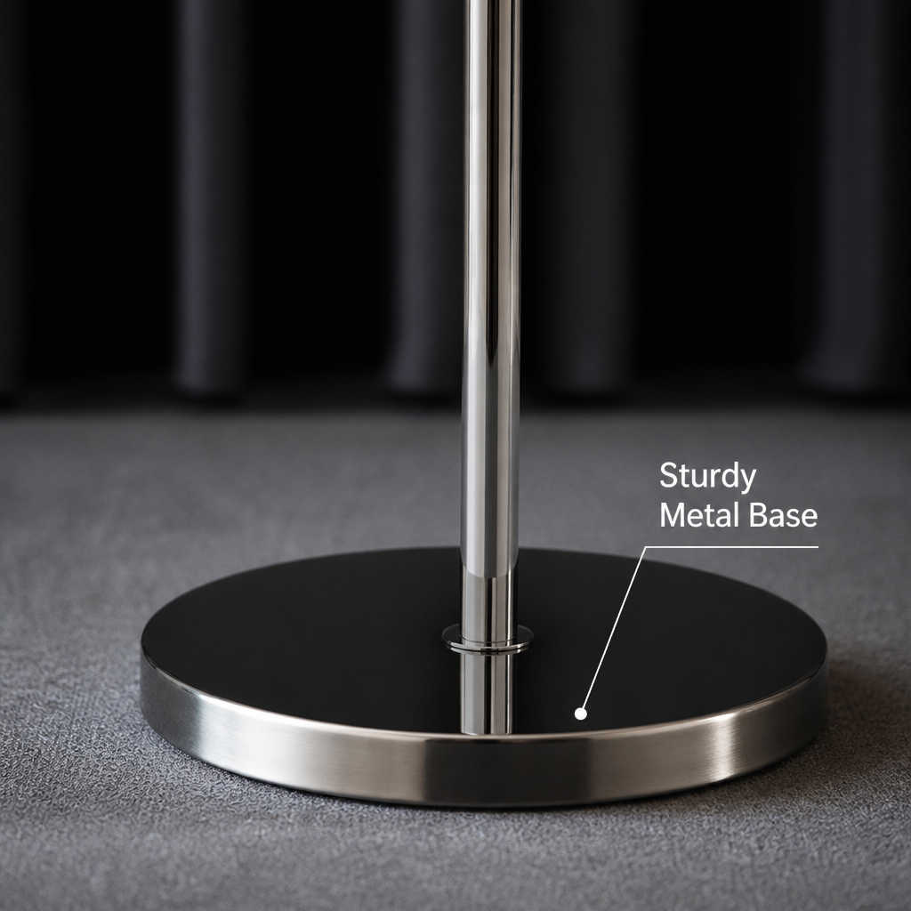 Modern Silver Crystal LED Floor Lamp