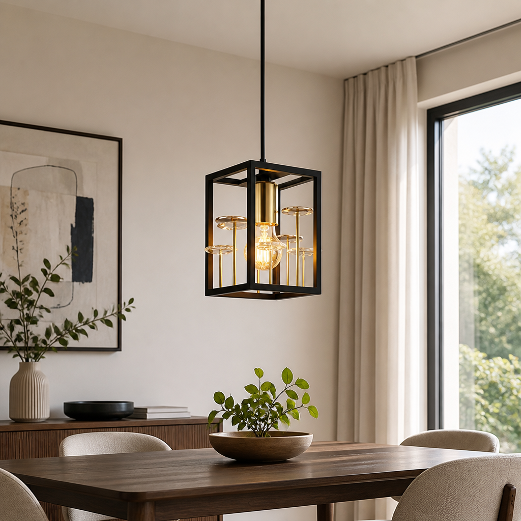 Modern Smoked Crystal LED Pendant Light