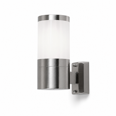 Modern Stainless Steel Semi-Circular Outdoor Wall Light