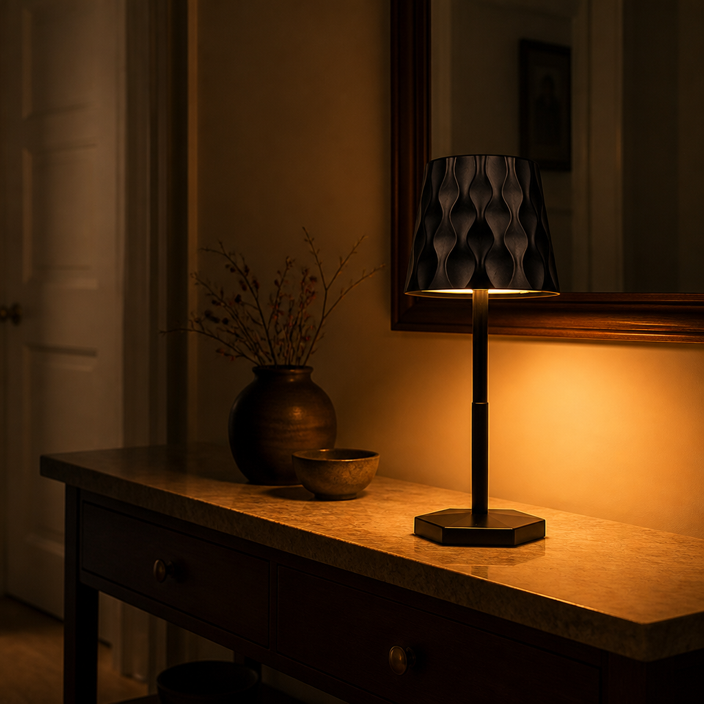 Modern Wavy LED Desk Lamp