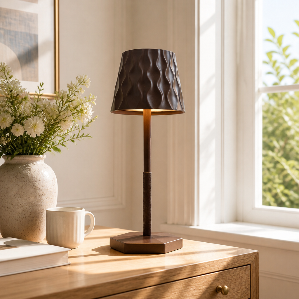 Modern Wavy LED Desk Lamp