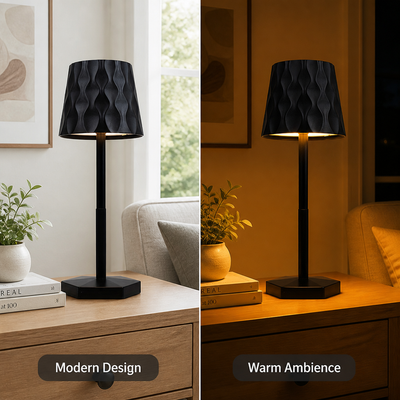 Modern Wavy LED Desk Lamp