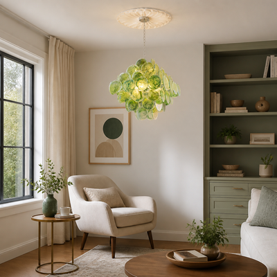 Murano Glass Cloud-Shaped Chandelier