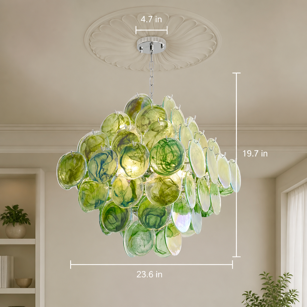 Murano Glass Cloud-Shaped Chandelier