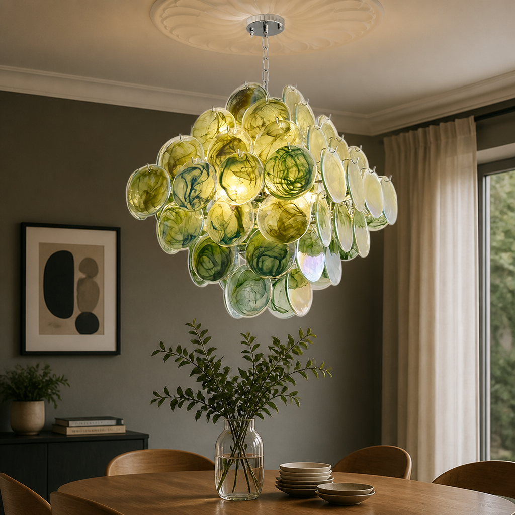 Murano Glass Cloud-Shaped Chandelier