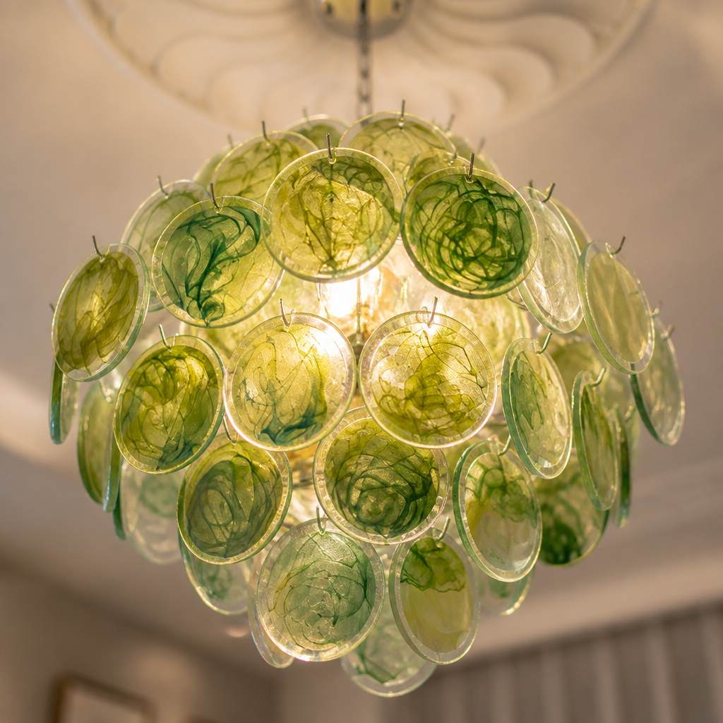 Murano Glass Cloud-Shaped Chandelier