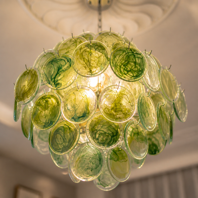Murano Glass Cloud-Shaped Chandelier
