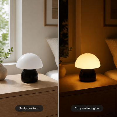 Mushroom Touch LED Table Lamp
