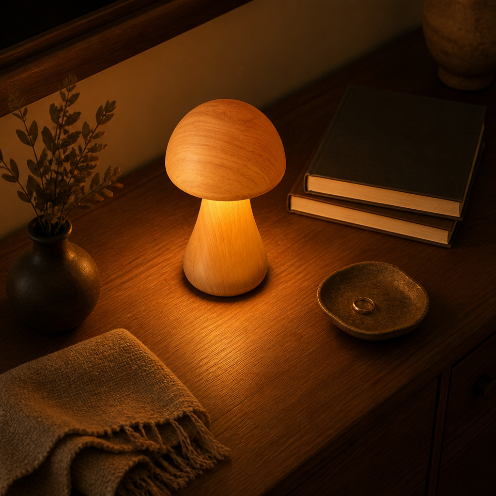Mushroom Touch Table Lamp