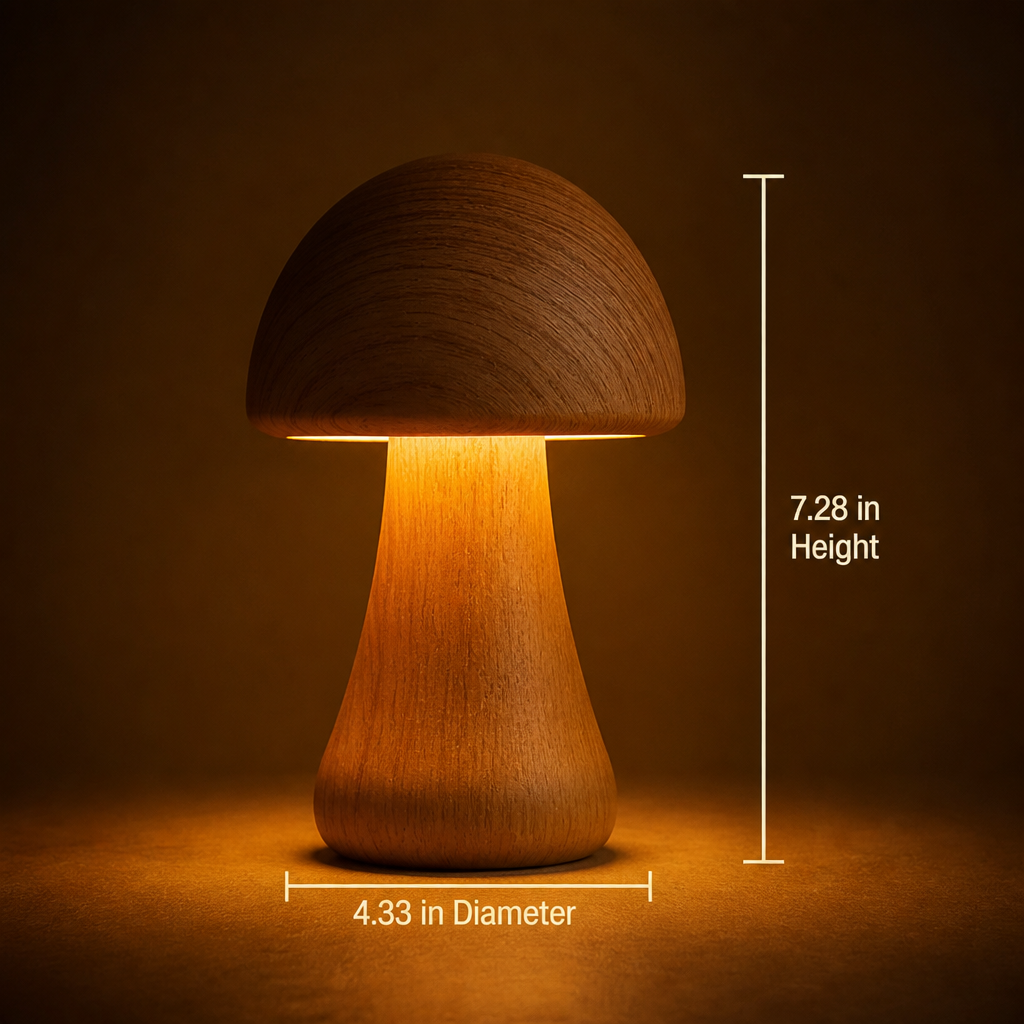 Mushroom Touch Table Lamp