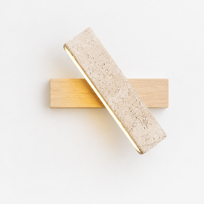 Natural Stone LED Handcrafted Wall Sconce