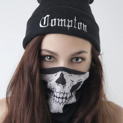 Neck Gaiter Seamless Stretch Skull Print