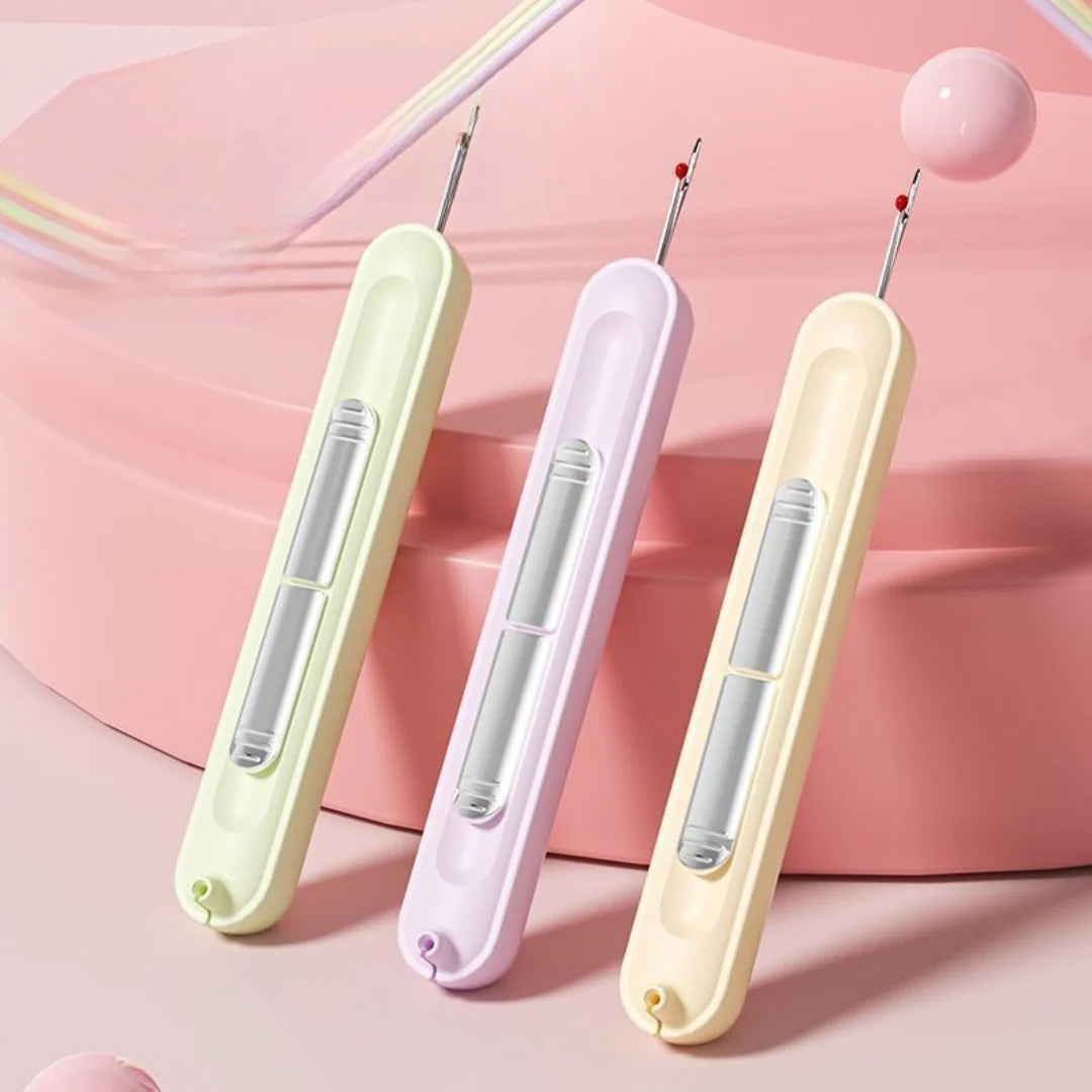 Needle Threader One-Motion Compact Portable