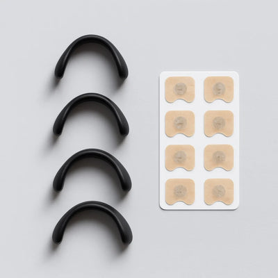 Nose Clip Set Magnetic Reusable Clips & Adhesive Strips