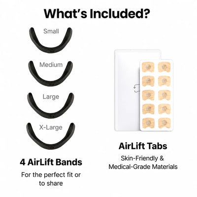 Nose Clip Set Magnetic Reusable Clips & Adhesive Strips