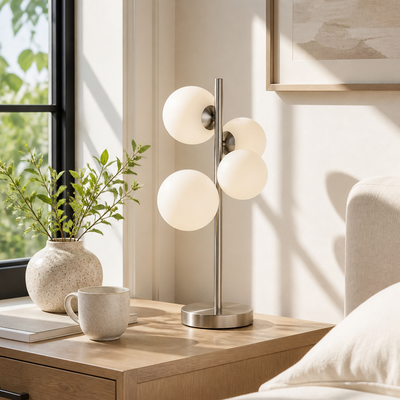 Opal Glass Table Lamp