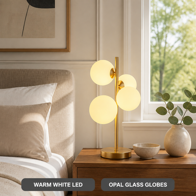 Opal Glass Table Lamp