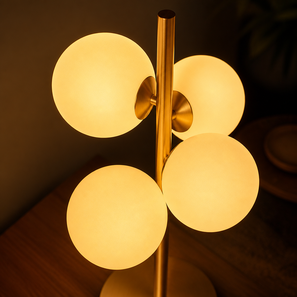 Opal Glass Table Lamp