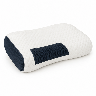 Orthopedic Neck Pillow Ergonomic Contour Two Height Options