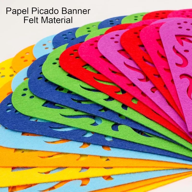Papel Picado Garland Traditional Multicolor & Weatherproof