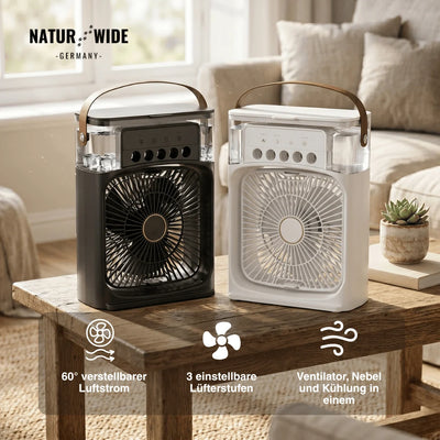 Personal Air Cooler Fan USB Powered Cooling Humidifier