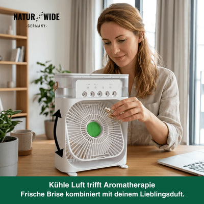 Personal Air Cooler Fan USB Powered Cooling Humidifier