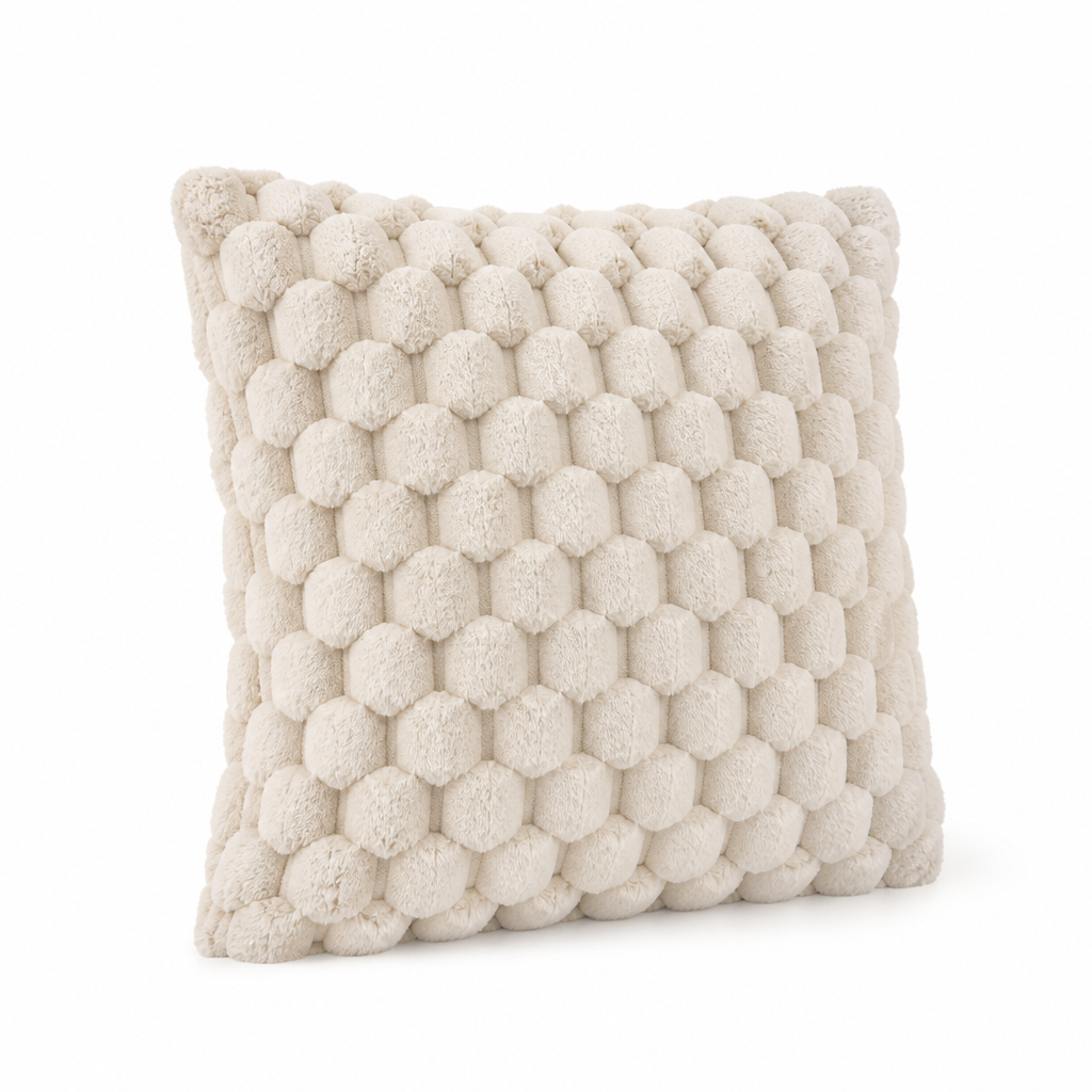 Pillow Cover Plush Soft Standard Size Multiple Colors