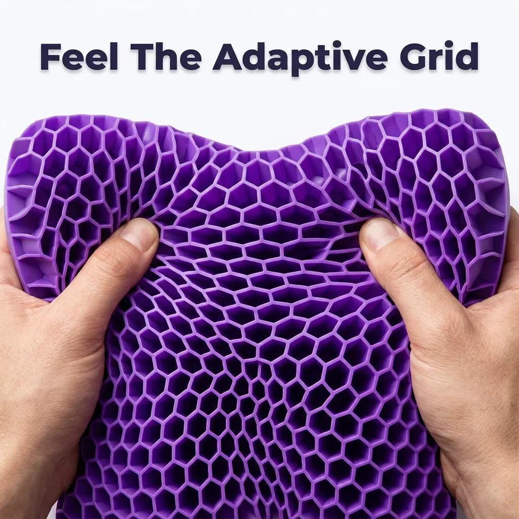 Pillow Ergonomic Cooling Honeycomb TPE Grid