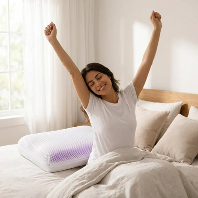 Pillow Ergonomic Cooling Honeycomb TPE Grid