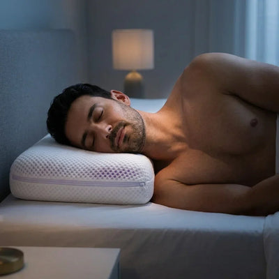 Pillow Ergonomic Cooling Honeycomb TPE Grid