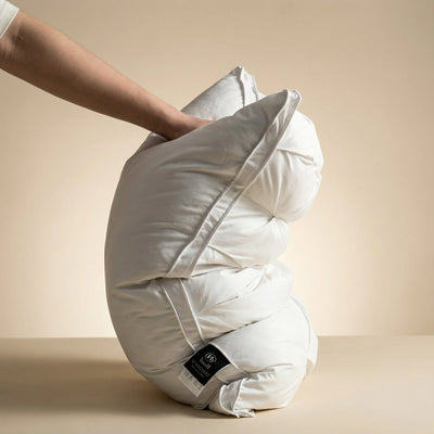 Pillow Goose Down Hotel-Style Breathable Cotton Cover