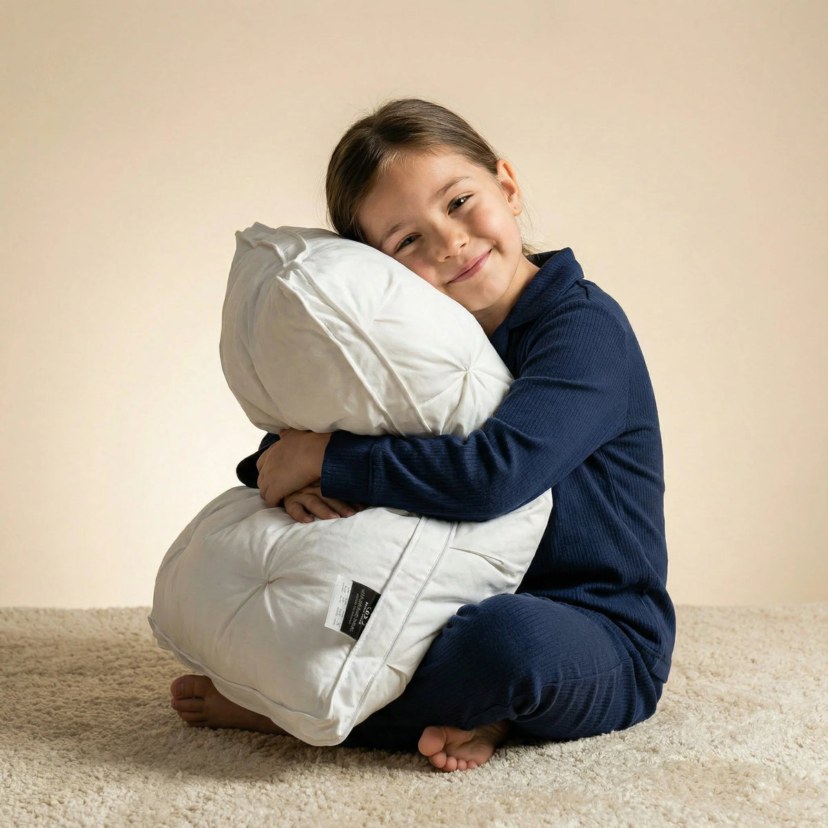Pillow Goose Down Hotel-Style Breathable Cotton Cover