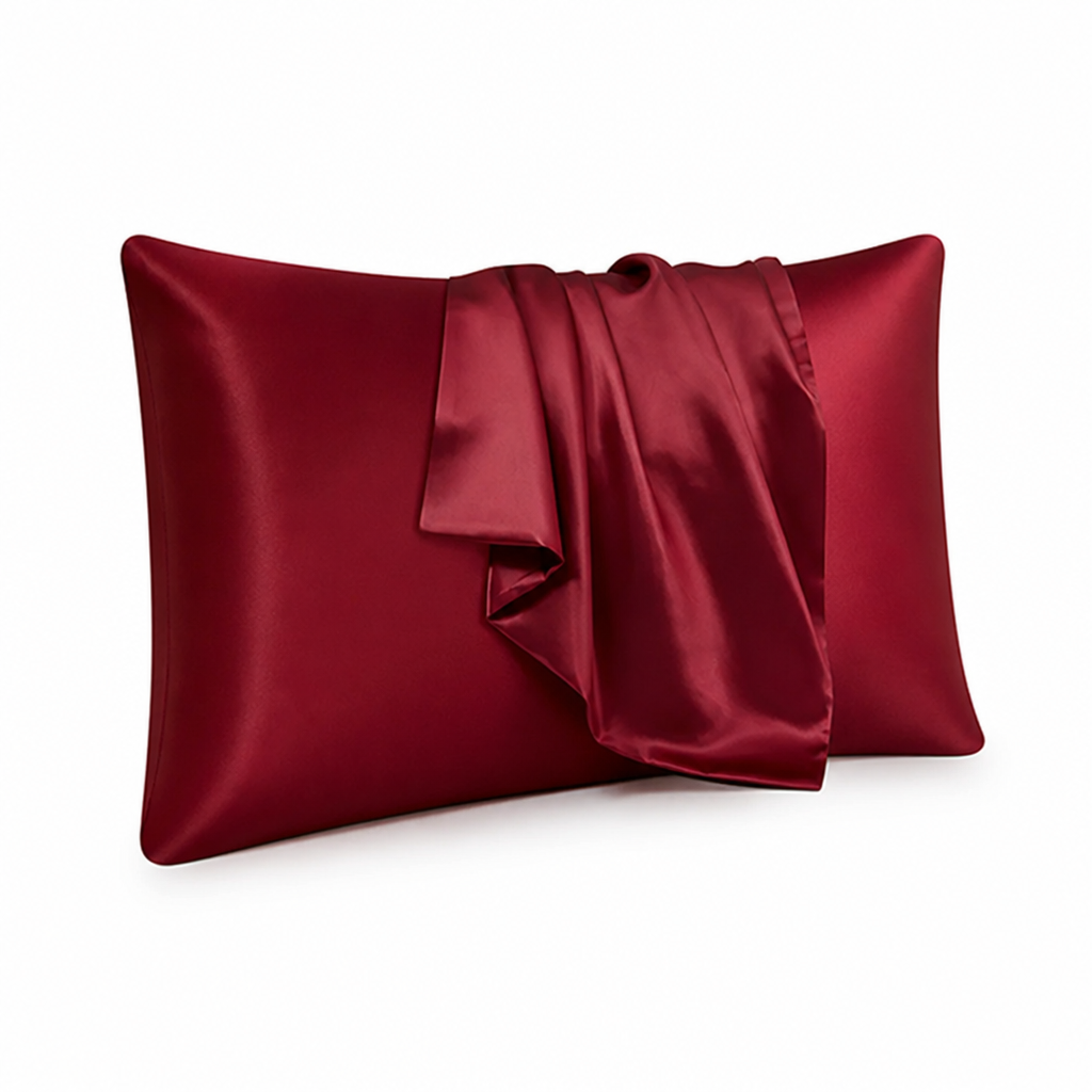 Pillowcases Silky Polyester Machine Washable Set of 2
