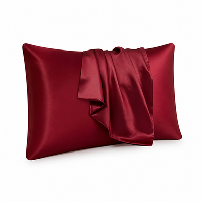 Pillowcases Silky Polyester Machine Washable Set of 2