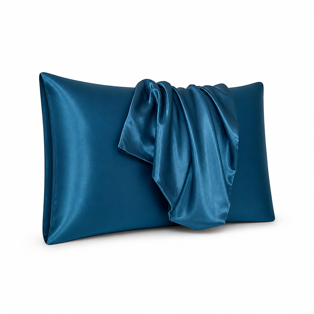 Pillowcases Silky Polyester Machine Washable Set of 2