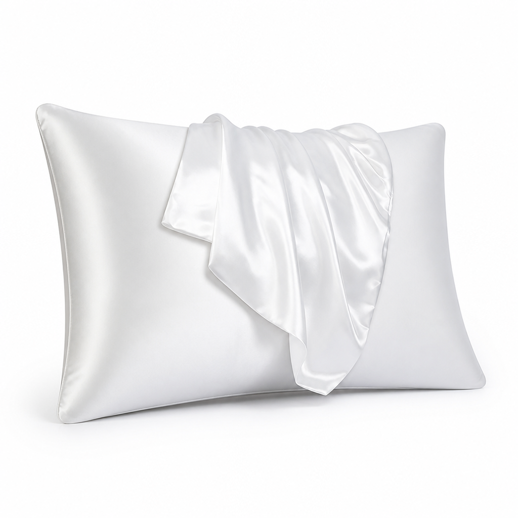 Pillowcases Silky Polyester Machine Washable Set of 2