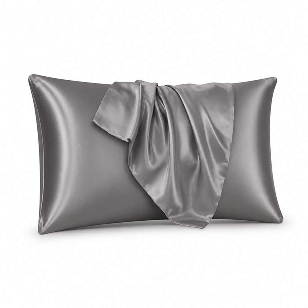 Pillowcases Silky Polyester Machine Washable Set of 2