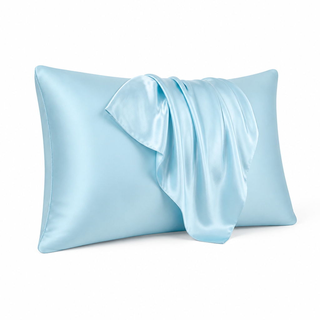 Pillowcases Silky Polyester Machine Washable Set of 2