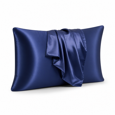 Pillowcases Silky Polyester Machine Washable Set of 2