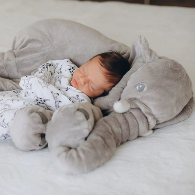 Plush Elephant Pillow Shape-Retentive PP Cotton Filling Two Sizes